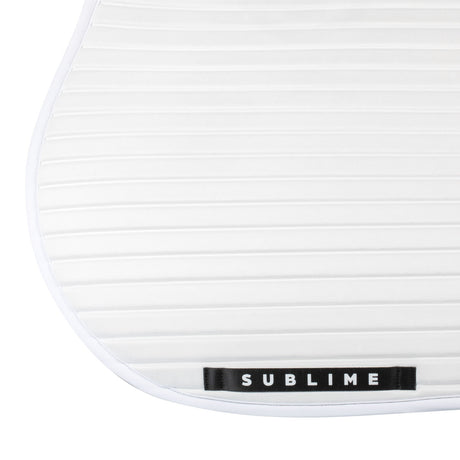 Sublime striped jumping saddle pad in technical fabric