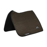 Sublime striped dressage saddle pad in technical fabric