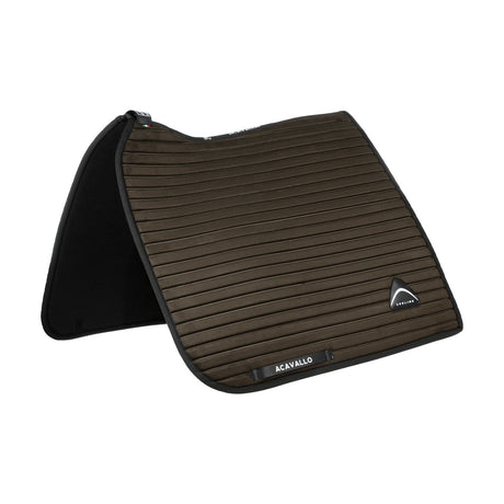 Sublime striped dressage saddle pad in technical fabric