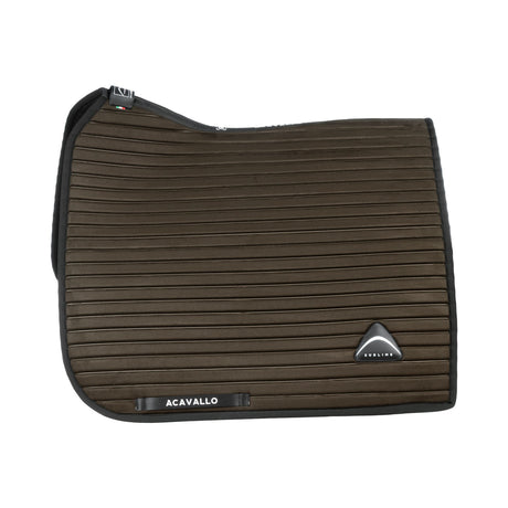 Sublime striped dressage saddle pad in technical fabric