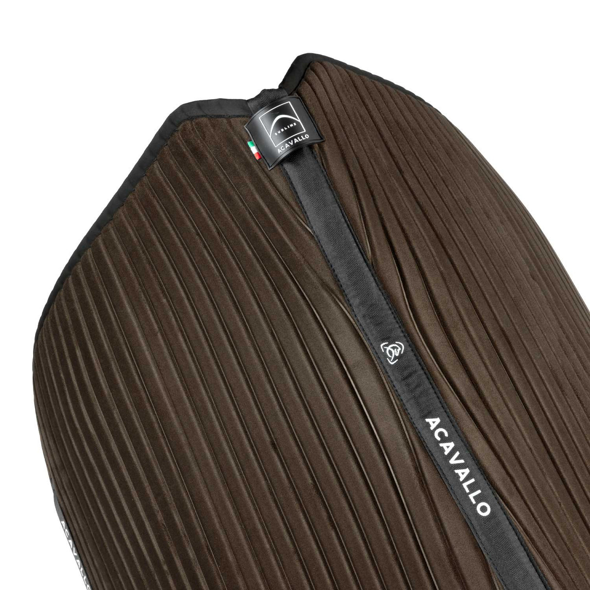 Sublime striped dressage saddle pad in technical fabric