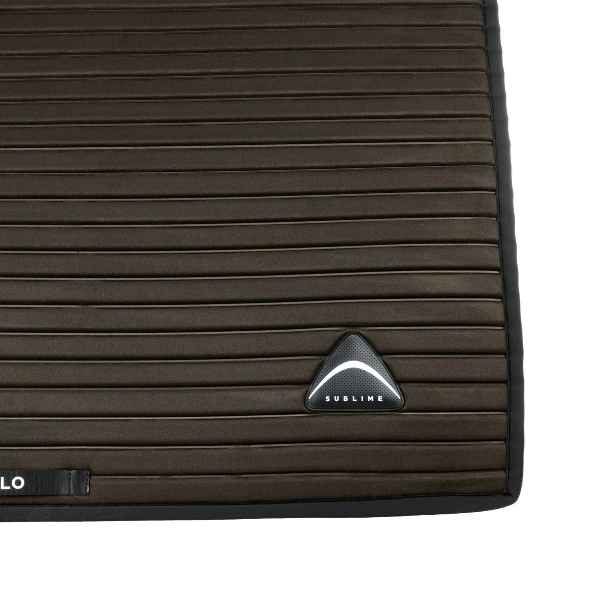 Sublime striped dressage saddle pad in technical fabric