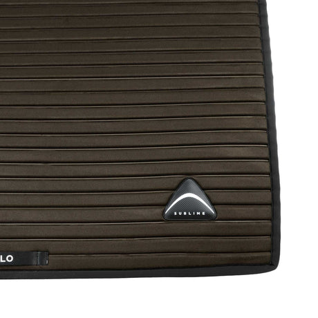 Sublime striped dressage saddle pad in technical fabric