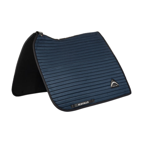 Sublime striped dressage saddle pad in technical fabric