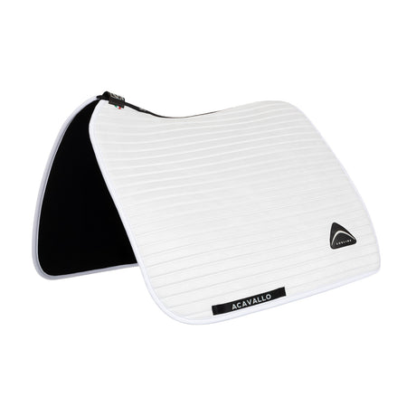 Sublime striped dressage saddle pad in technical fabric