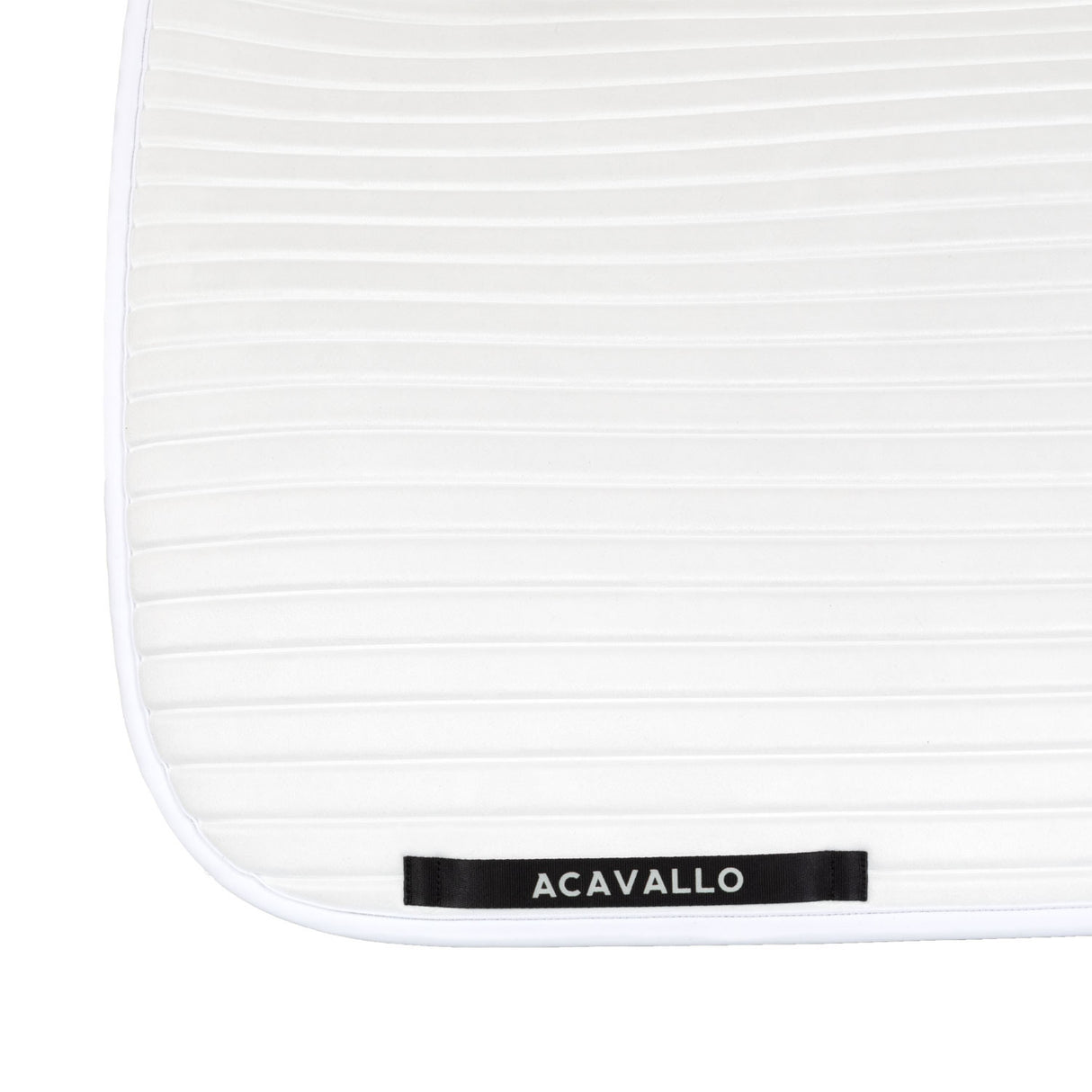Sublime striped dressage saddle pad in technical fabric