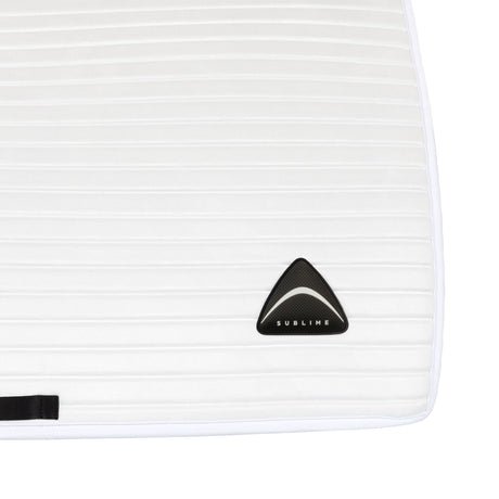 Sublime striped dressage saddle pad in technical fabric