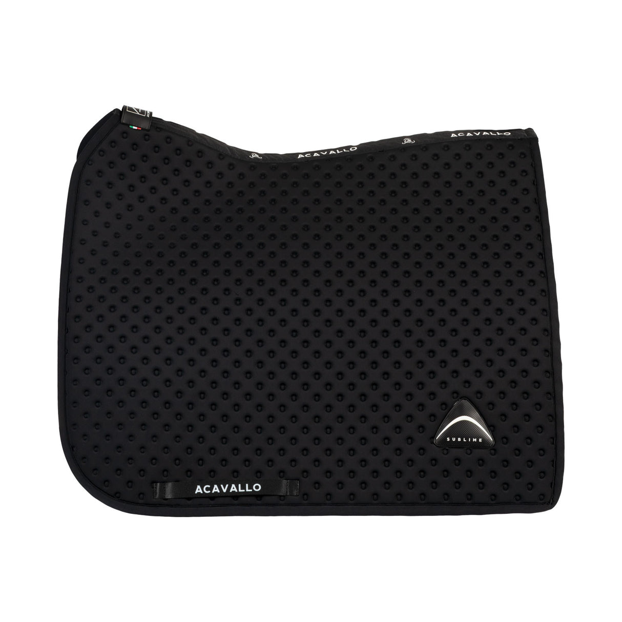 Sublime dotted dressage saddle pad in technical fabric