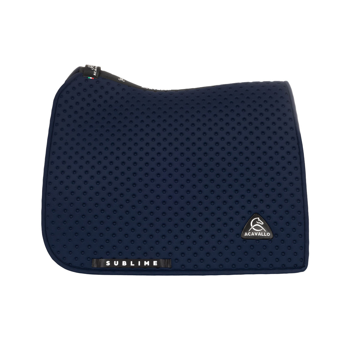 Sublime dotted dressage saddle pad in technical fabric