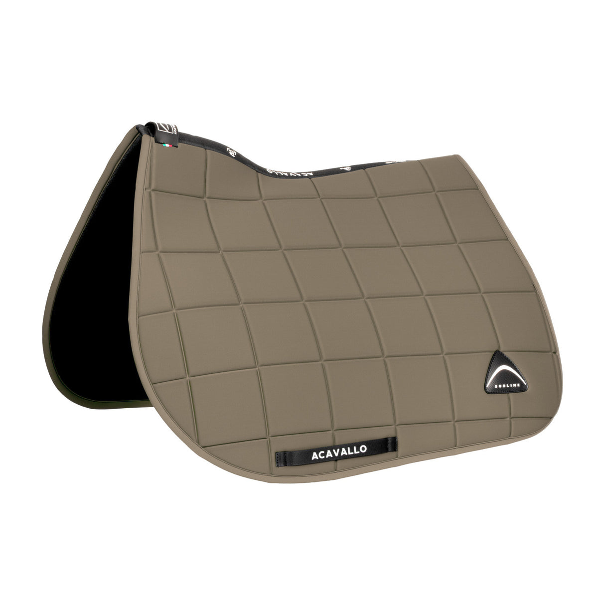 Sublime jumping saddle pad in square technical fabric