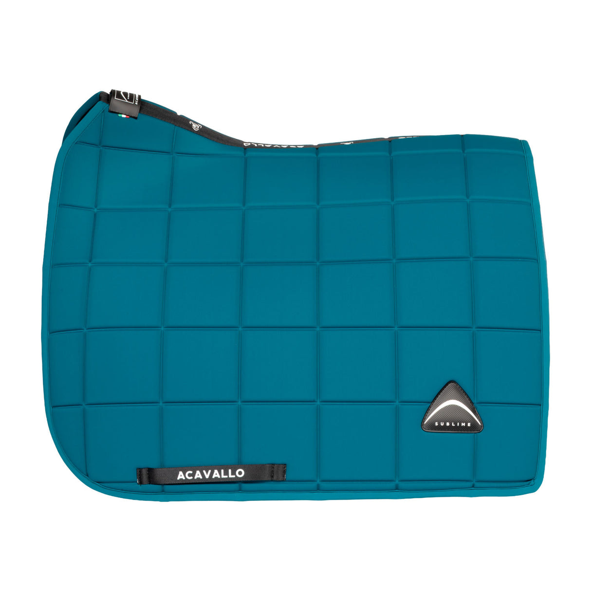 Sublime square dressage saddle pad in technical fabric
