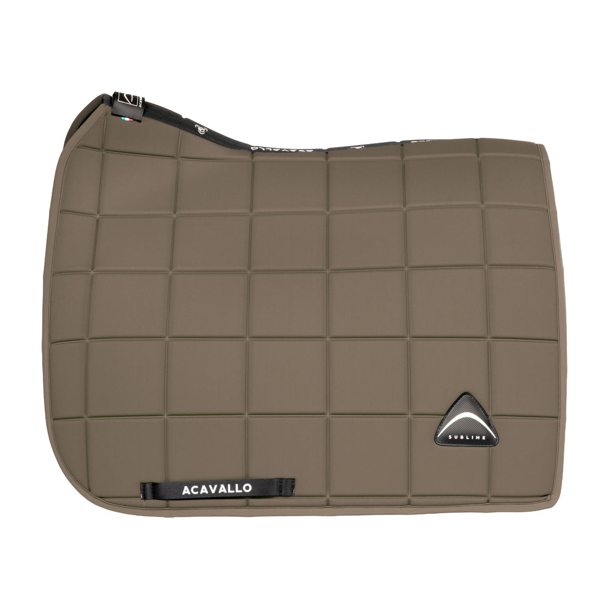 Sublime square dressage saddle pad in technical fabric