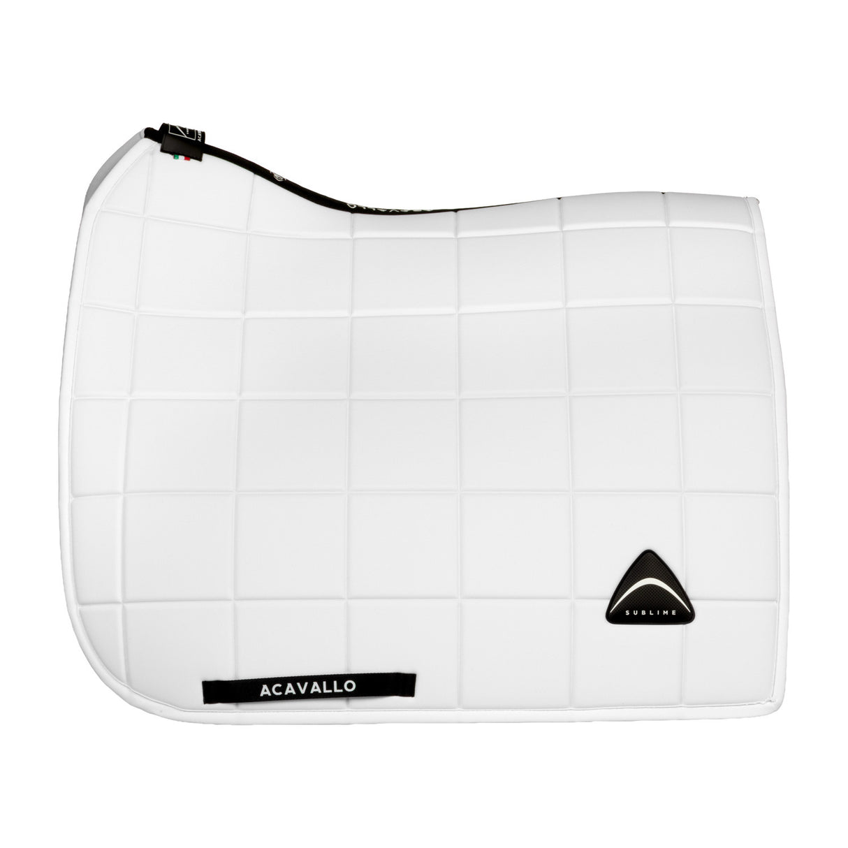 Sublime square dressage saddle pad in technical fabric