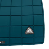 Acavallo Square Dressage Saddle Pad W/Square Back Corner #colour_green