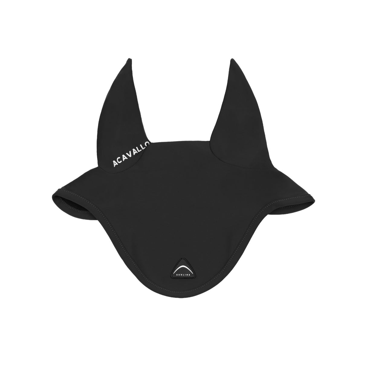 Sublime technical fabric fly veil with silicone logo patch
