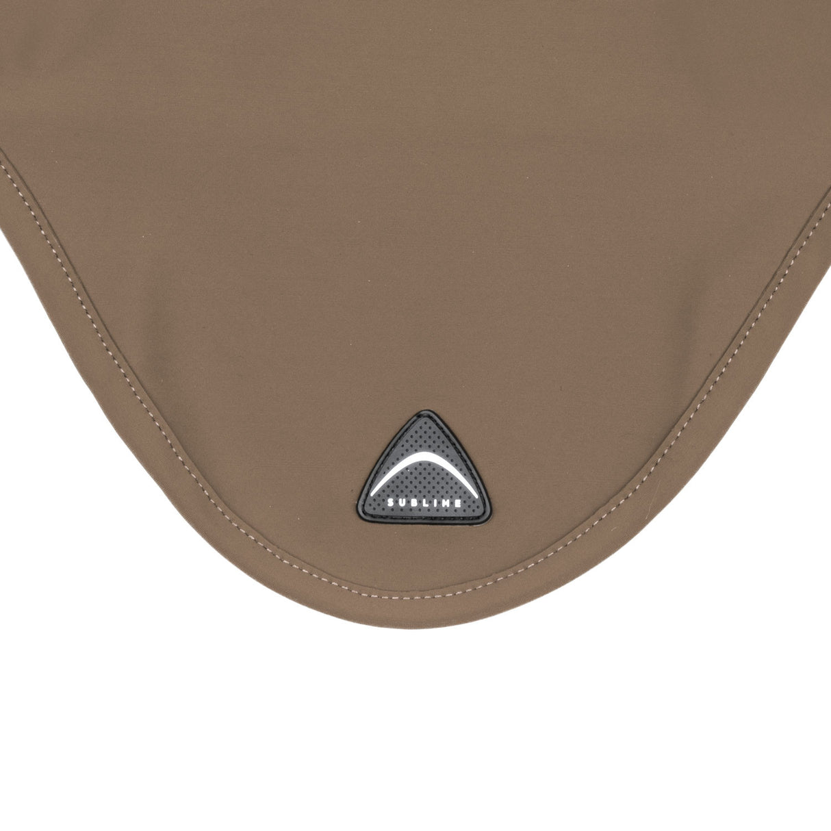 Sublime technical fabric fly veil with silicone logo patch