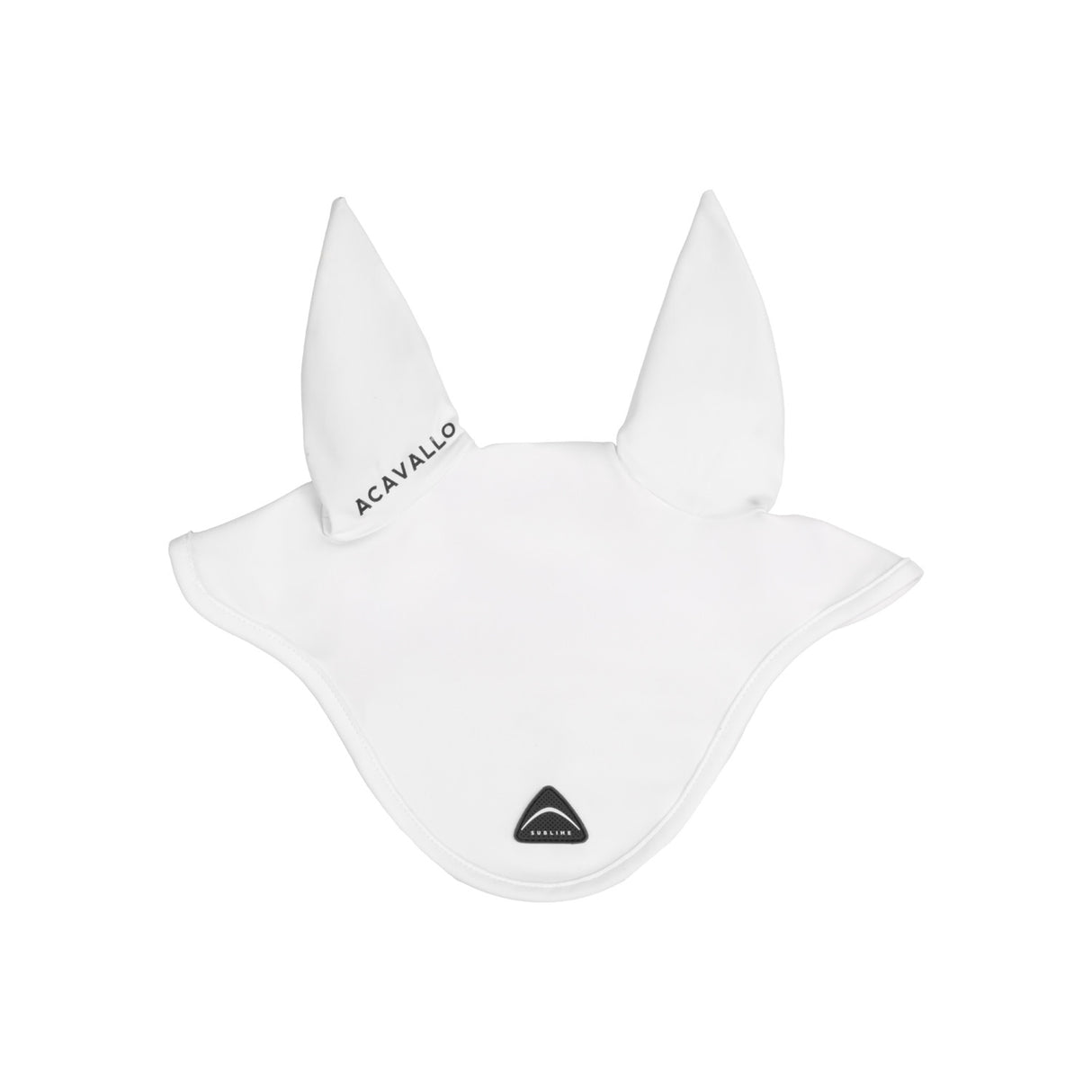 Sublime technical fabric fly veil with silicone logo patch