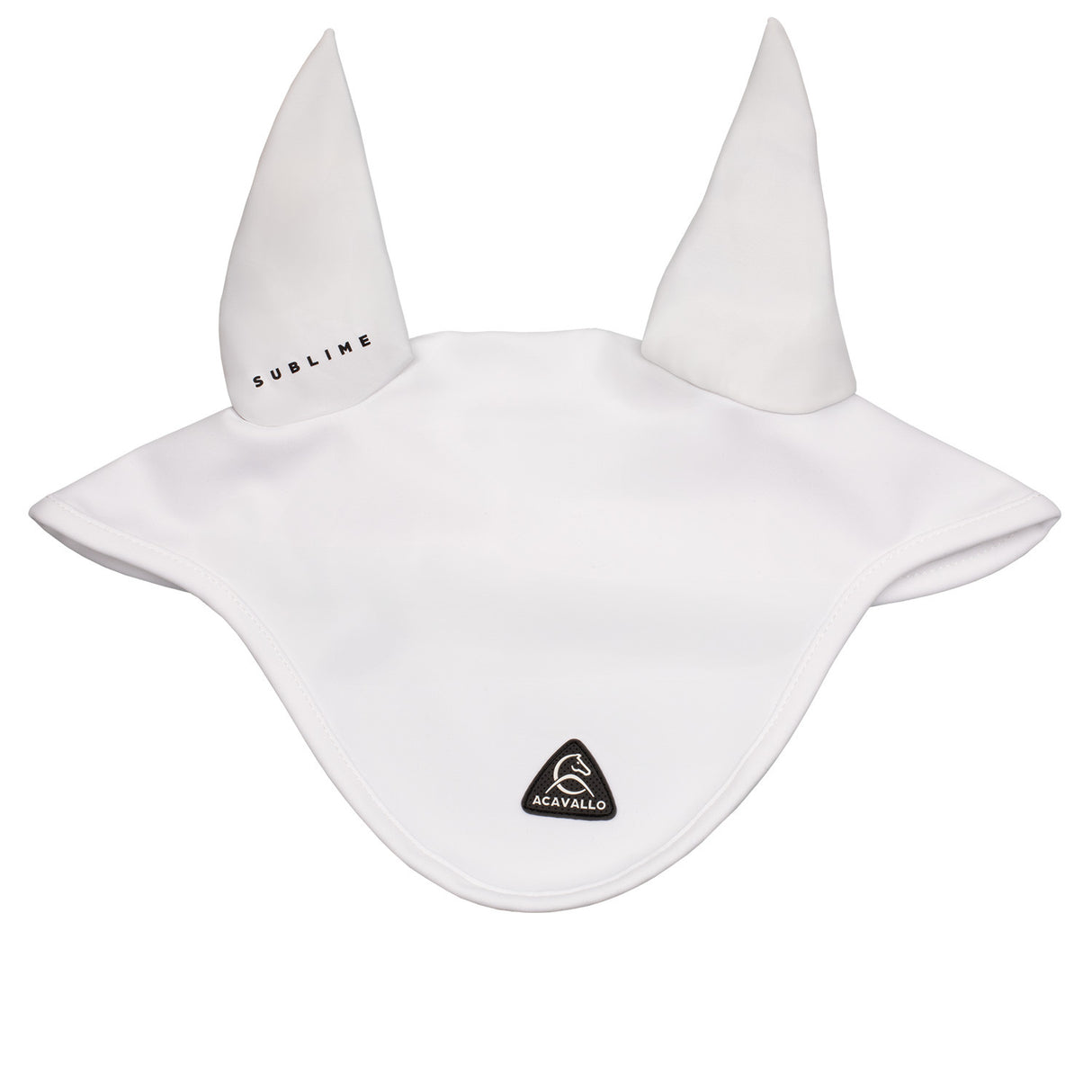 Sublime spandex fly veil with silicone logo patch