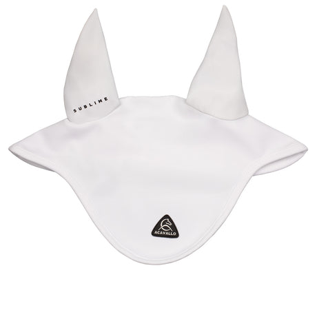 Sublime spandex fly veil with silicone logo patch