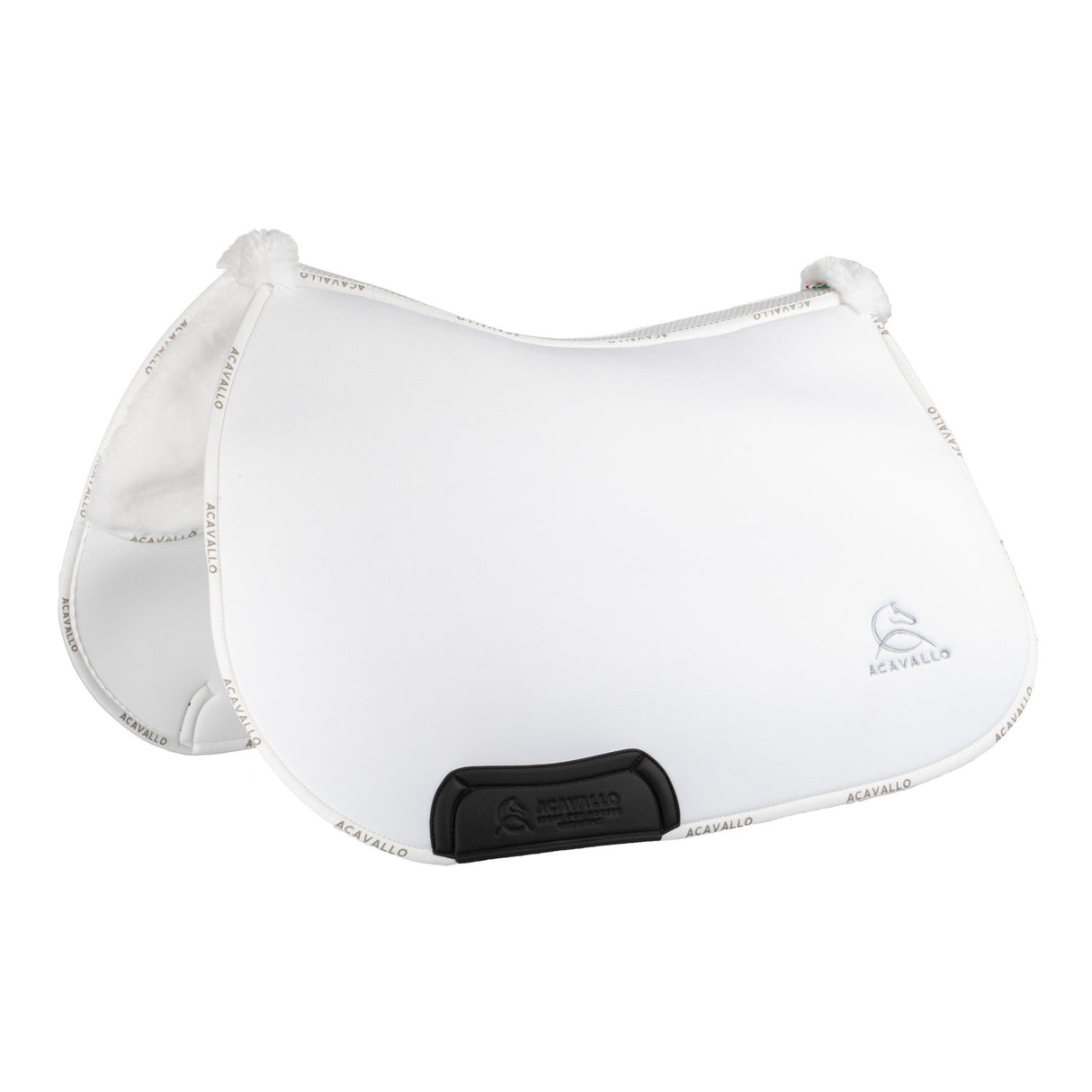 Saddle pad JS CW-3DS louvre shaped internal faux sheepskin