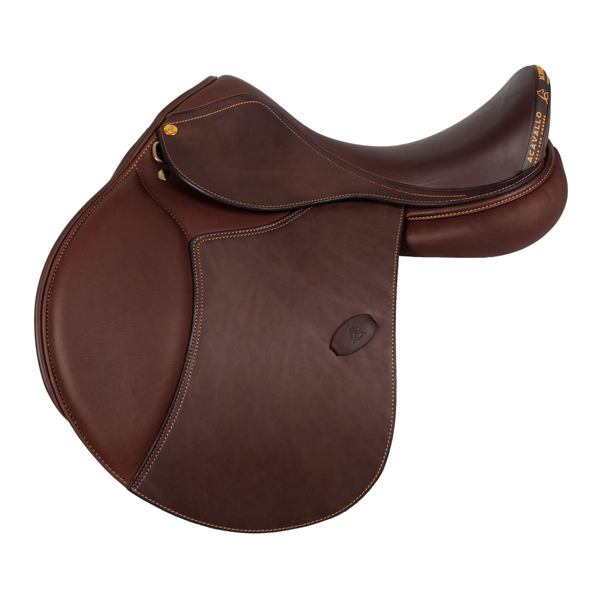 Acavallo Bernini All Purpose Saddle Latex Panels #colour_brown