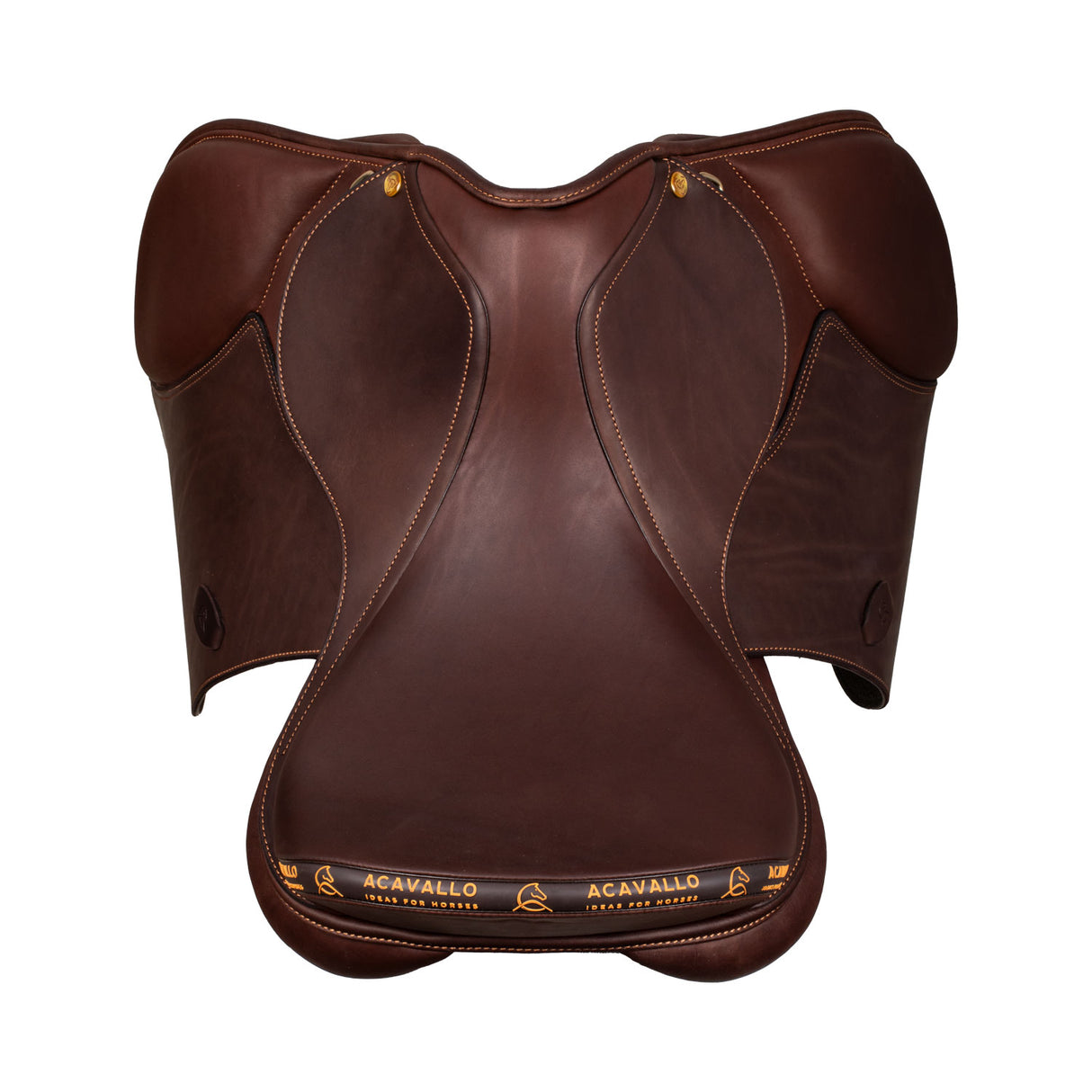 Acavallo Bernini All Purpose Saddle Latex Panels #colour_brown