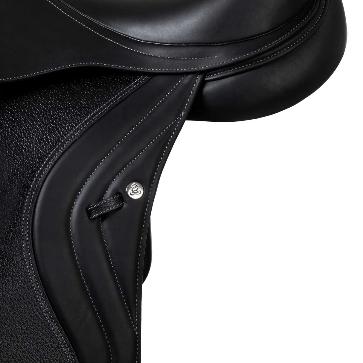 Acavallo Heidy Comfort Dressage Saddle Carbon-Kevlar Tree #colour_black