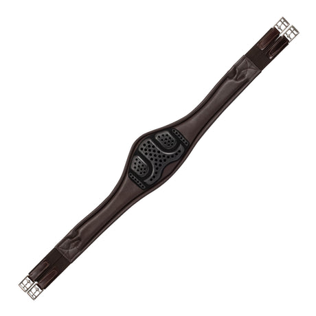 Acavallo Anatomical Jumping Girth Calfskin #colour_brown