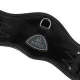 Anatomical dressage girth leather