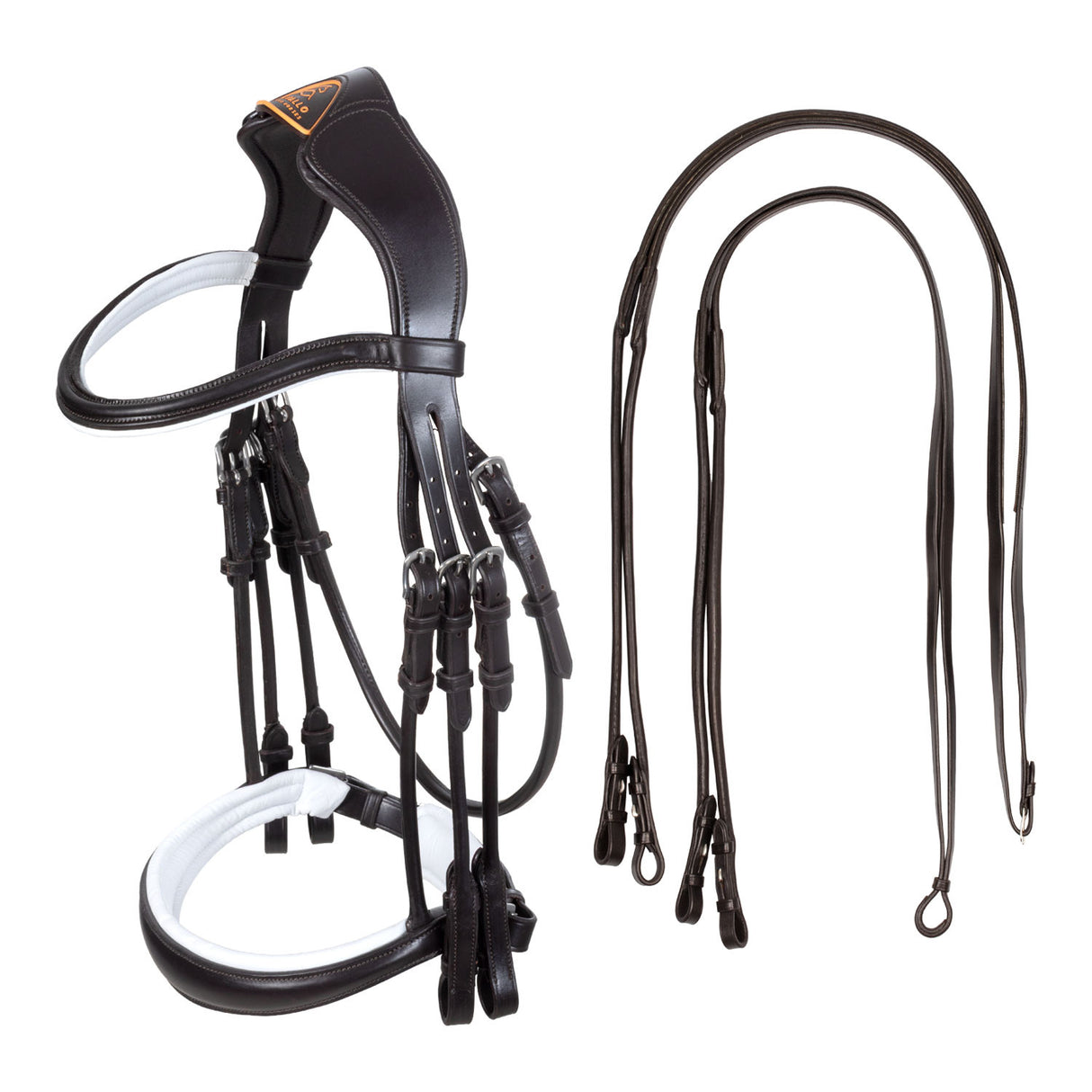 Giocanda bridle calfskin & double reins