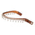 Acavallo Queen Browband Calfskin & Crystals #colour_cognac-transparent