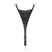 Adjustable leather bib martingale attachment