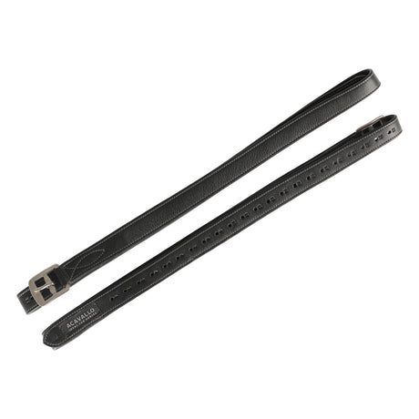 Calfskin stirrup leathers internal reinforcement