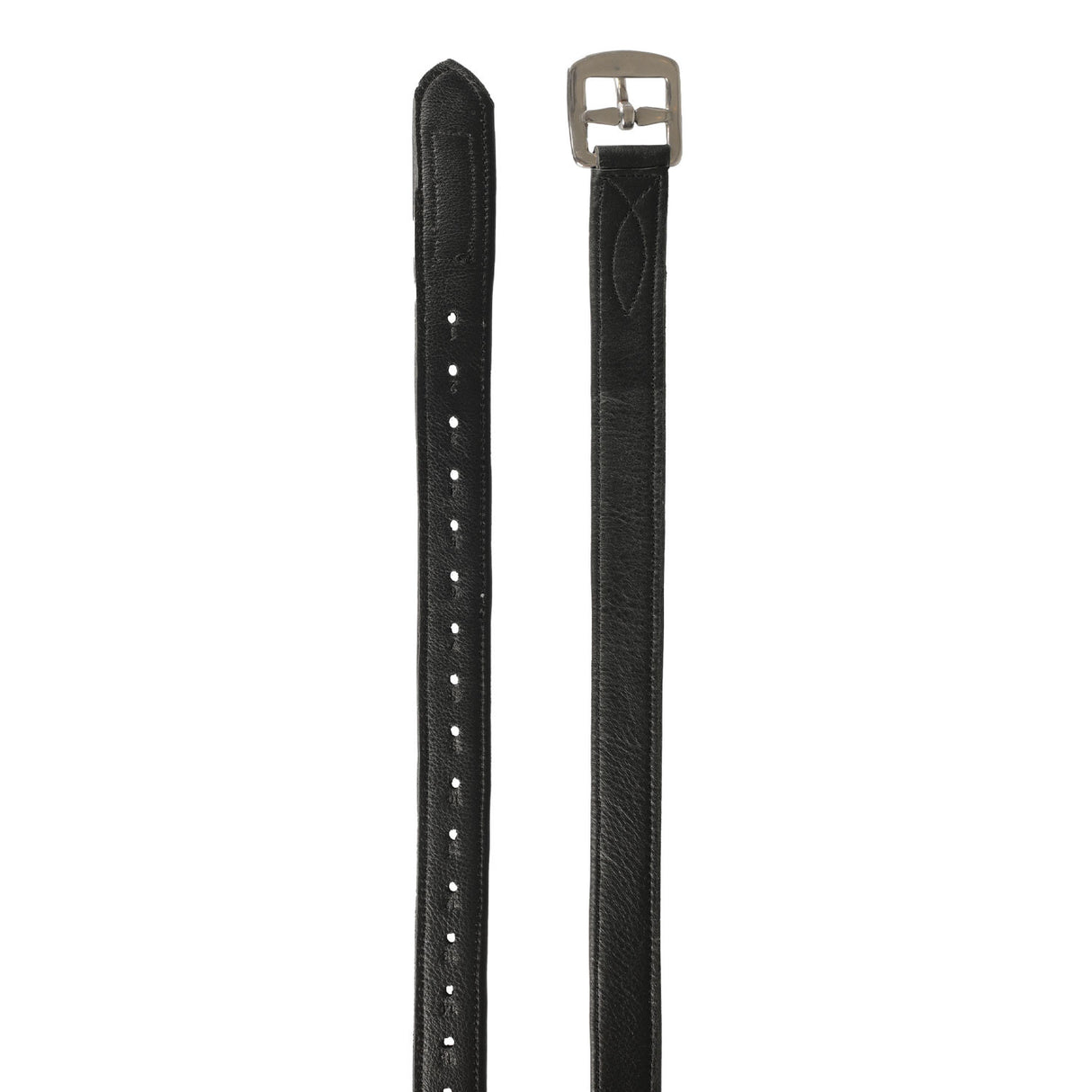 Calfskin stirrup leathers internal reinforcement