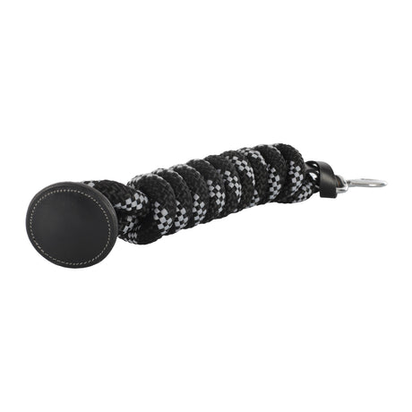 Braided lead rope leather ends