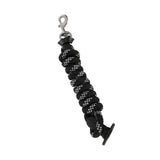 Braided lead rope leather ends