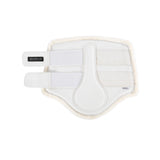 Acavallo Front Brushing Boots Faux Sheepskin & Hook-And-Loop Closure #colour_white