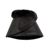 Bell boots faux sheepskin & hook-and-loop closure