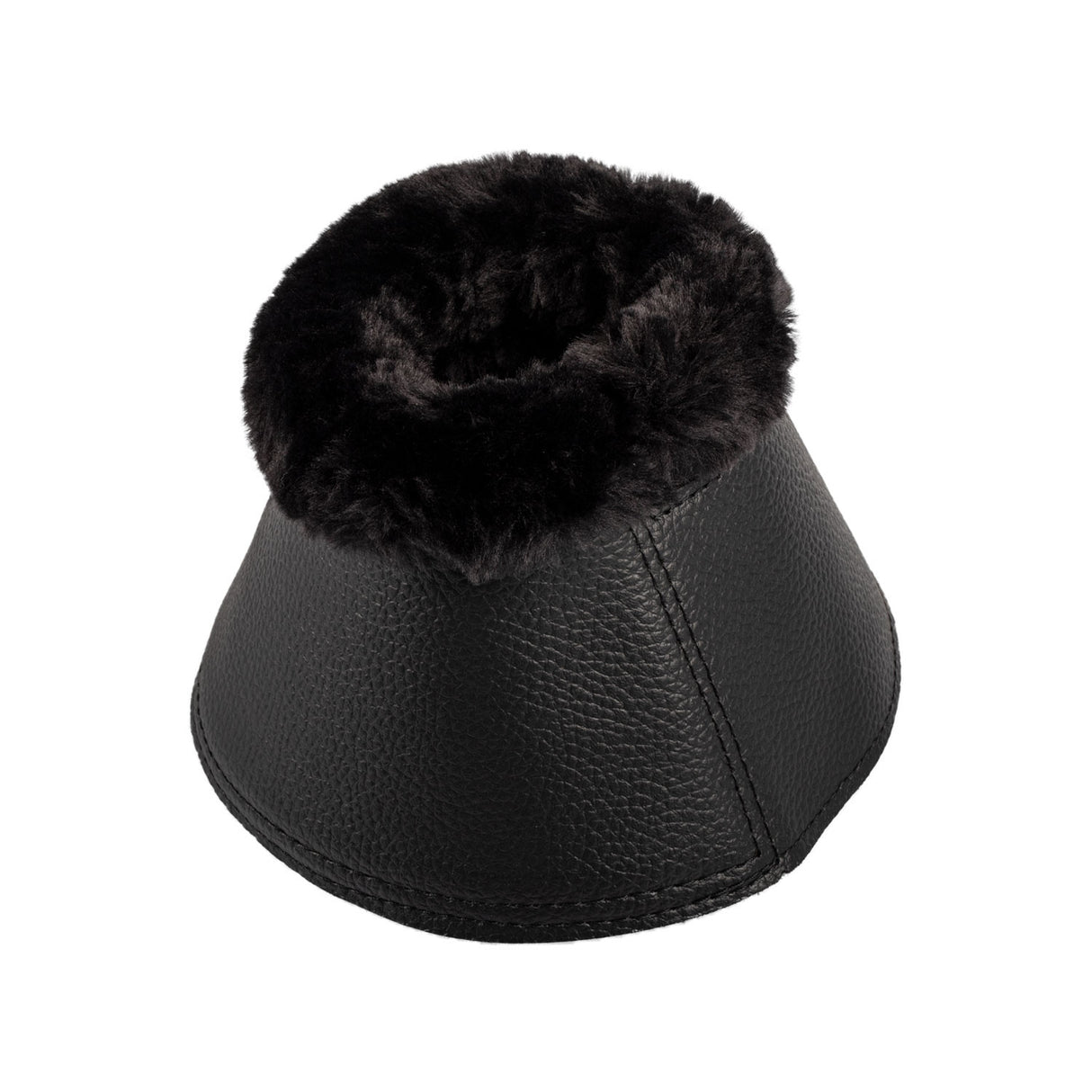 Bell boots faux sheepskin & hook-and-loop closure