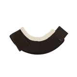 Eco-leather bell boots faux sheepskin & hook-and-loop closure