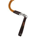 Acavallo Draw Reins Tubular Nylon #colour_brown