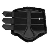 Hind brushing boots faux leather & faux sheepskin