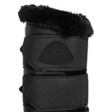 Hind brushing boots faux leather & faux sheepskin