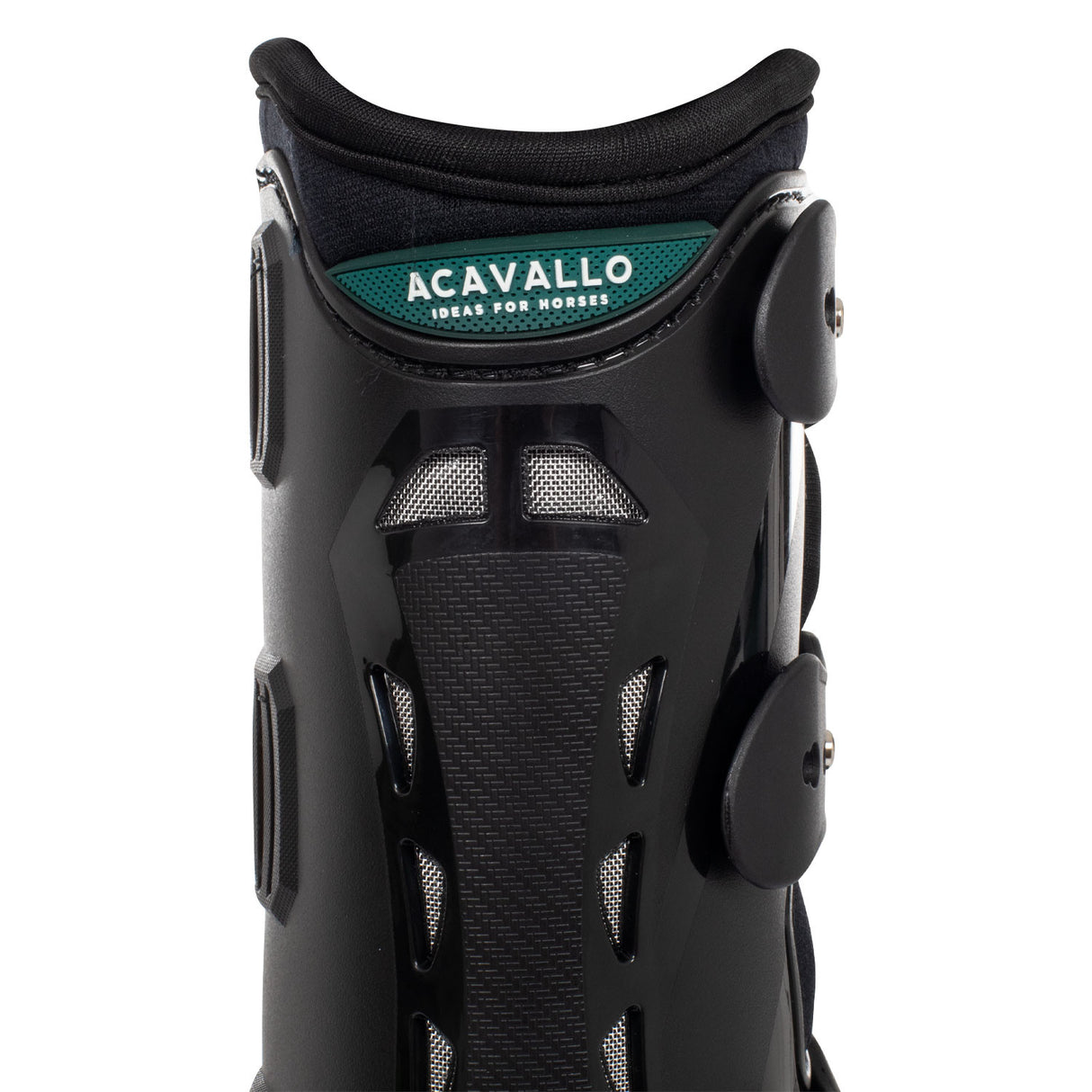 Anatomical hind dressage boots