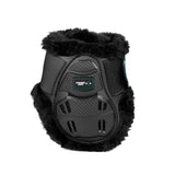 Skeleton Dynamic Zone fetlock boots with synthetic sheepskin