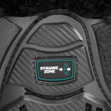 Skeleton Dynamic Zone fetlock boots with synthetic sheepskin