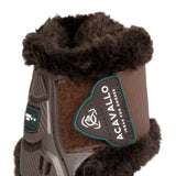 Skeleton Dynamic Zone fetlock boots with synthetic sheepskin