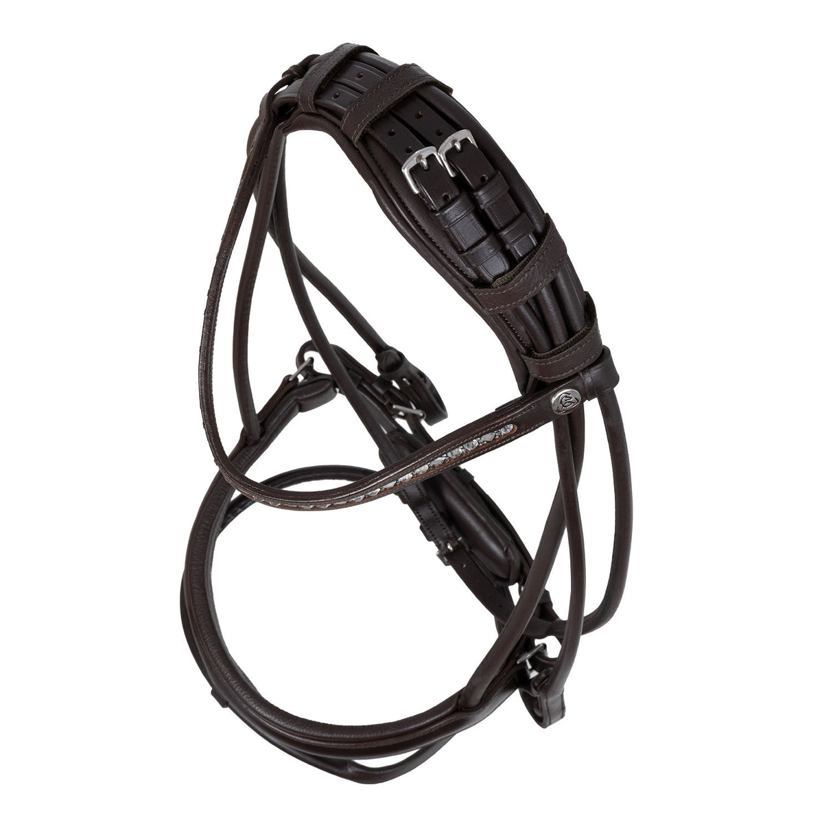 Iris bridle calfskin