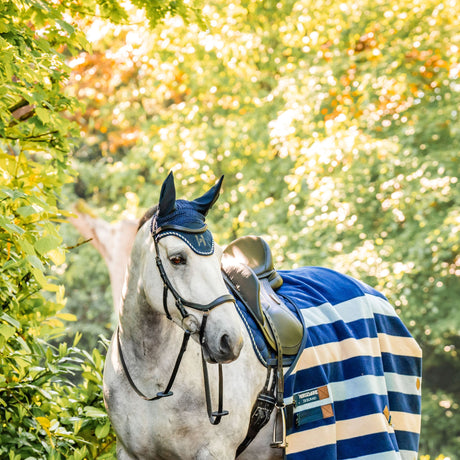 Horseware Ireland Newmarket Ear Net #colour_witney-navy