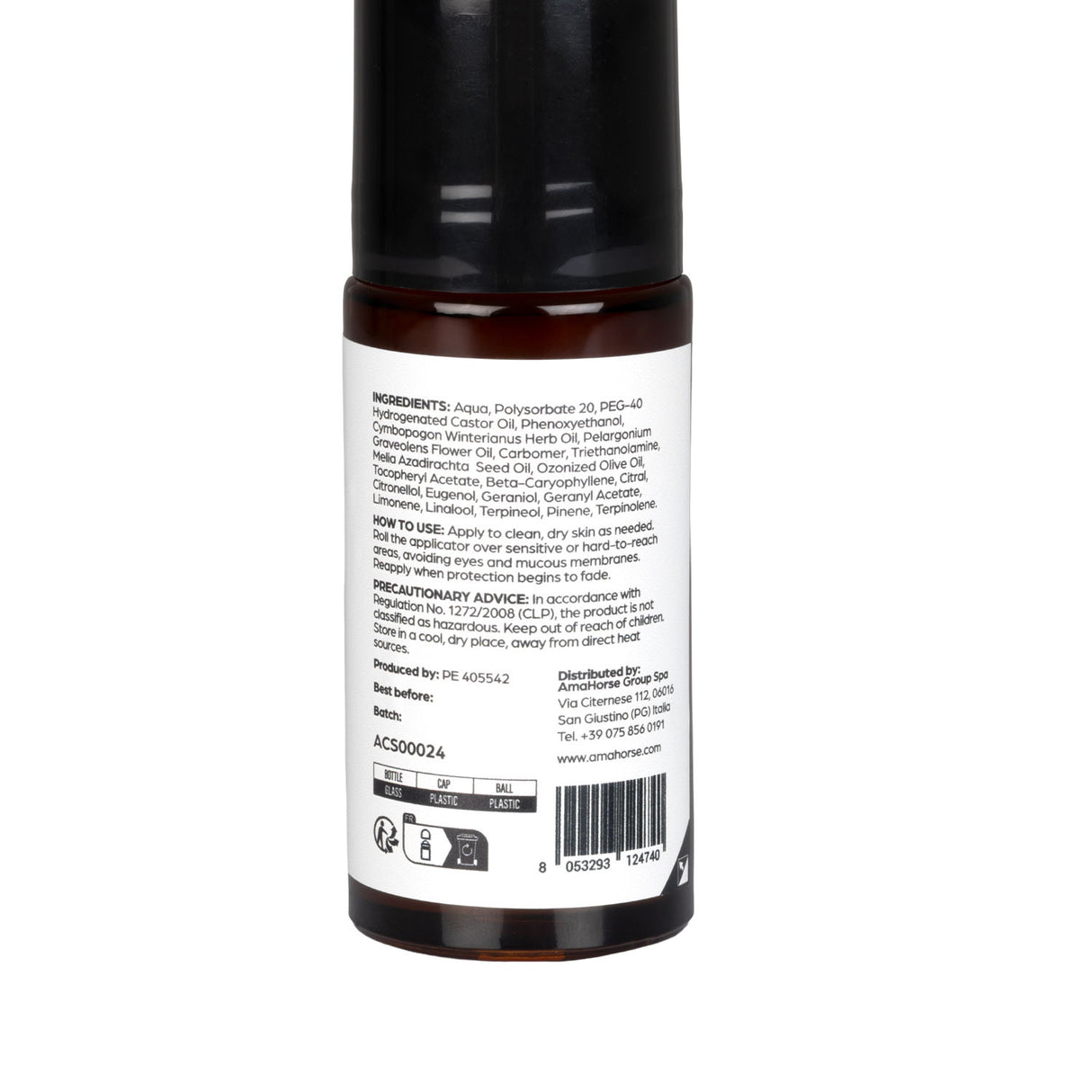 Geranium lemongrass and neem cream roll-on for muzzle 100ml